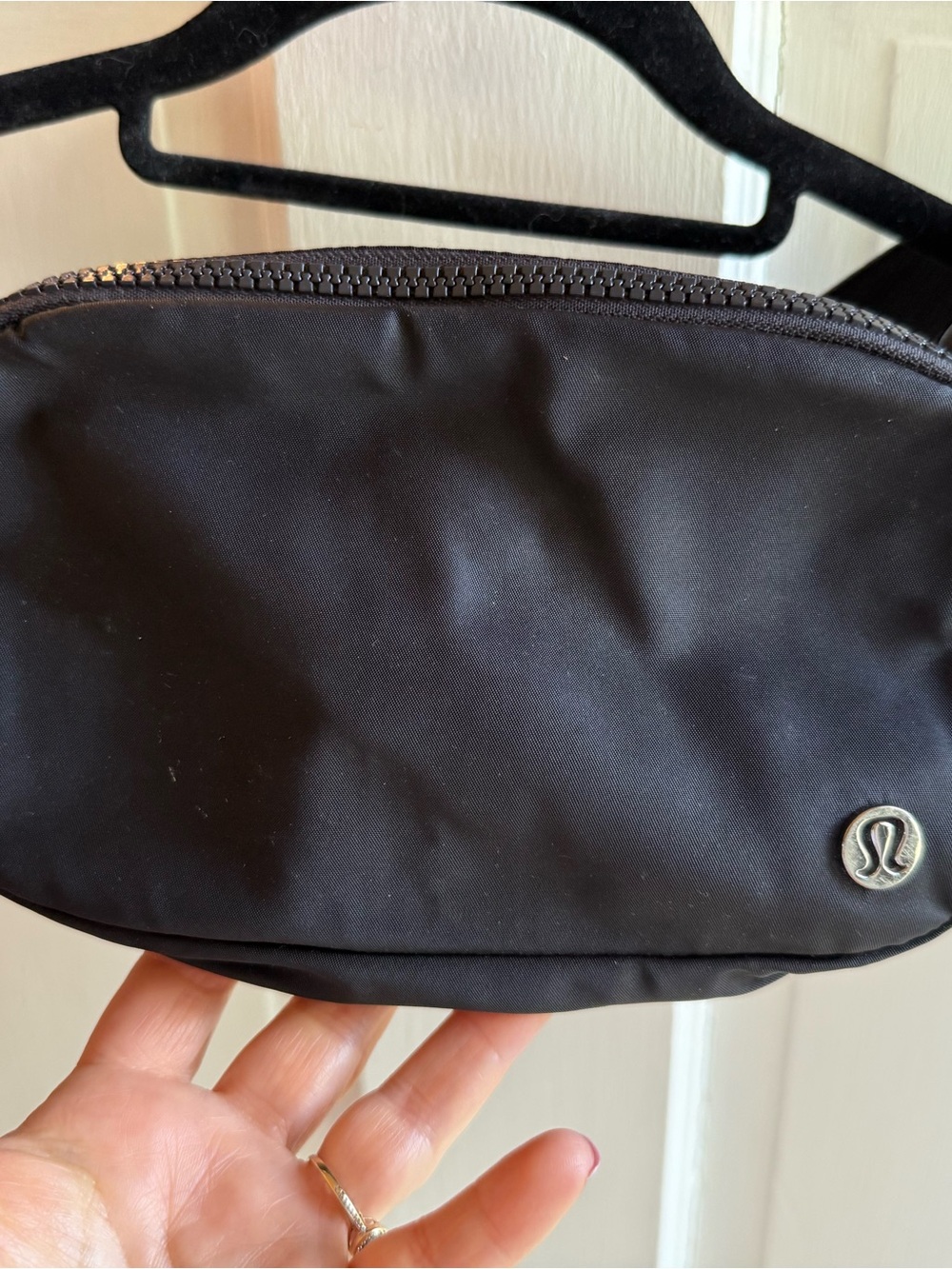 lululemon athletica Black Small Zip Pouch